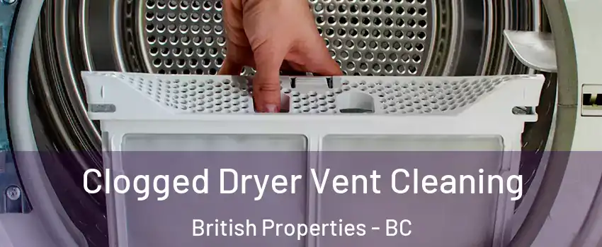  Clogged Dryer Vent Cleaning British Properties - BC