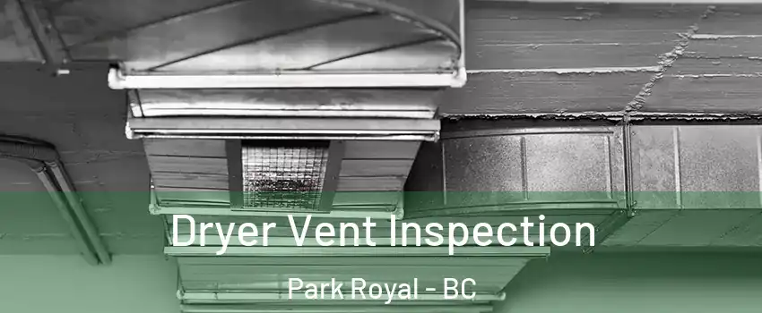  Dryer Vent Inspection Park Royal - BC