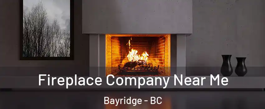  Fireplace Company Near Me Bayridge - BC