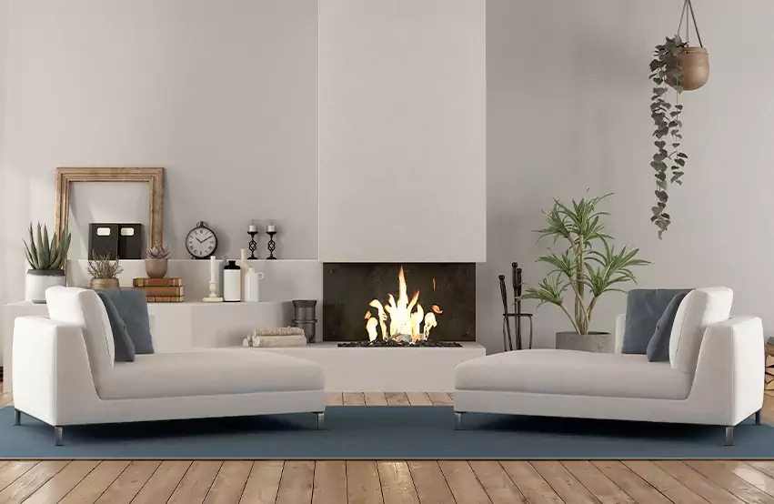 Custom Fireplace Design in West Vancouver, BC