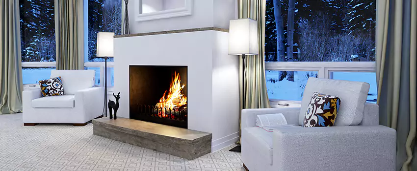 Metal Firebox Installation For Fireplace in West Vancouver, BC