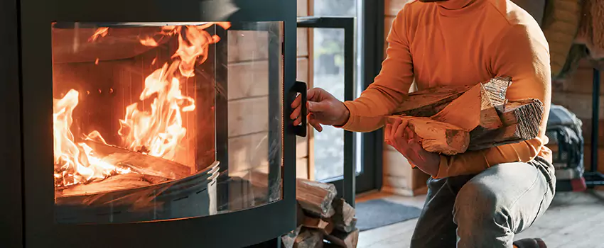 Residential Fireplace Ceramic Glass Installation in West Vancouver, BC