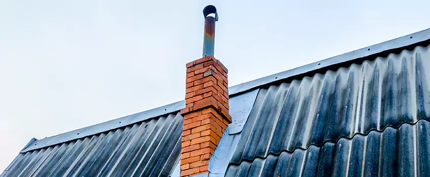 Aluminium Chimney Flashing Repair in West Vancouver, BC