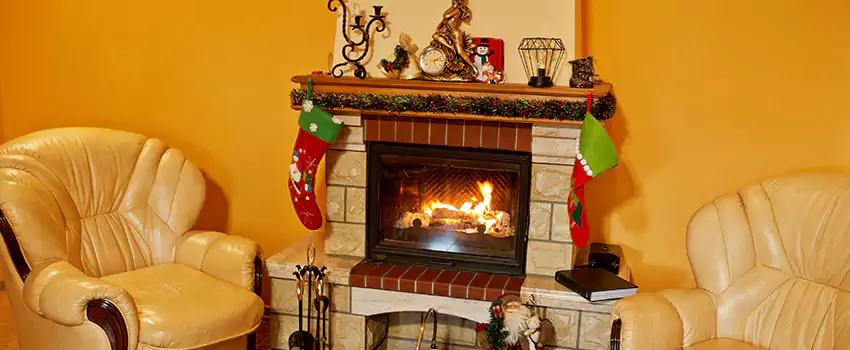 Fireplace Hearth Ideas in West Vancouver, British Columbia