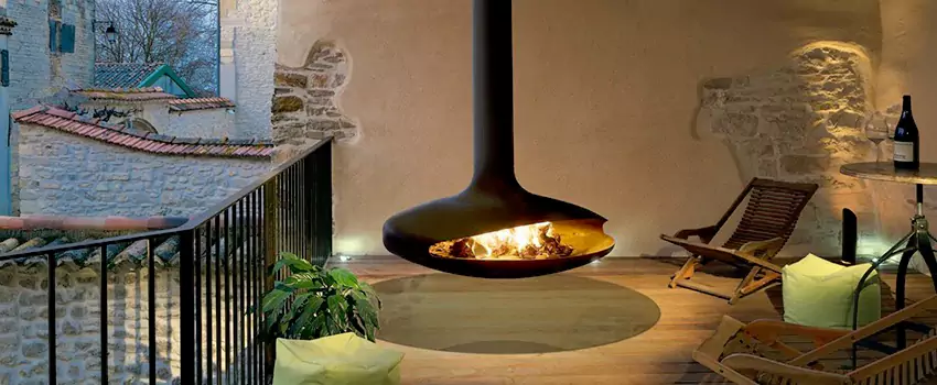 Bioethanol Hanging Fireplace Installation Services in West Vancouver, BC