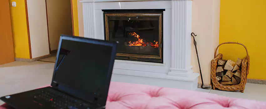 Valor Outdoor Gas Fireplace in West Vancouver, British Columbia